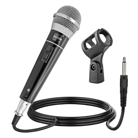 5 Core 5 Core Handheld Microphone For Karaoke Singing - Dynamic Cardioid Unidirectional Vocal XLR Mic PM 100